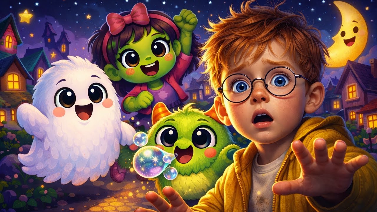 Don’t Be Scared! He’s a Cute Monster | Kids Fun Story