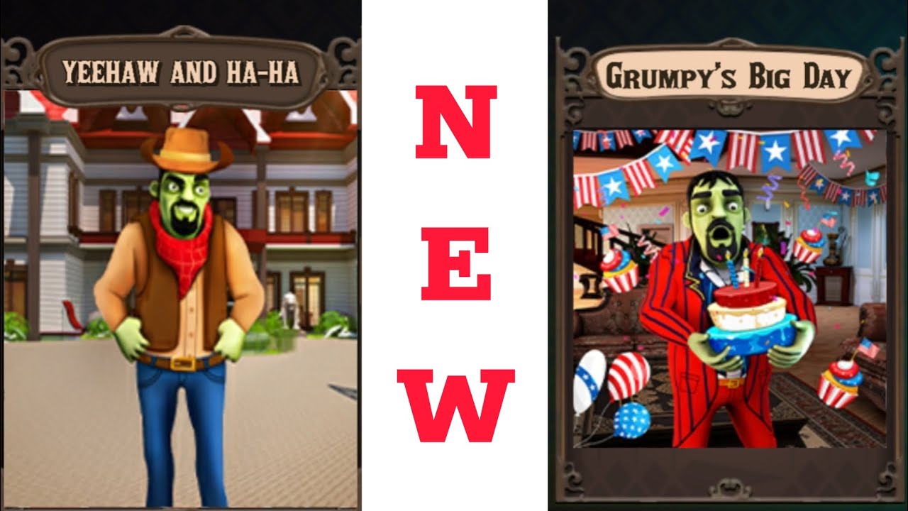 Scary Stranger 3D 🎮 | Chapter - Yeehaw And Ha-Ha | Grumpy's Big Day 🥳