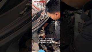 Alur cerita : Budiman sang Mekanik, dan Pemasangan Downpipe, Frontpipe dan Muffler #jetshot