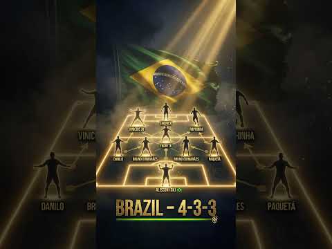 Brazil National Team Lineup 2026 – Epic Presentation ⚽🇧🇷