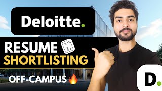 How to Make Resume for Deloitte NLA 🔥Complete Guide