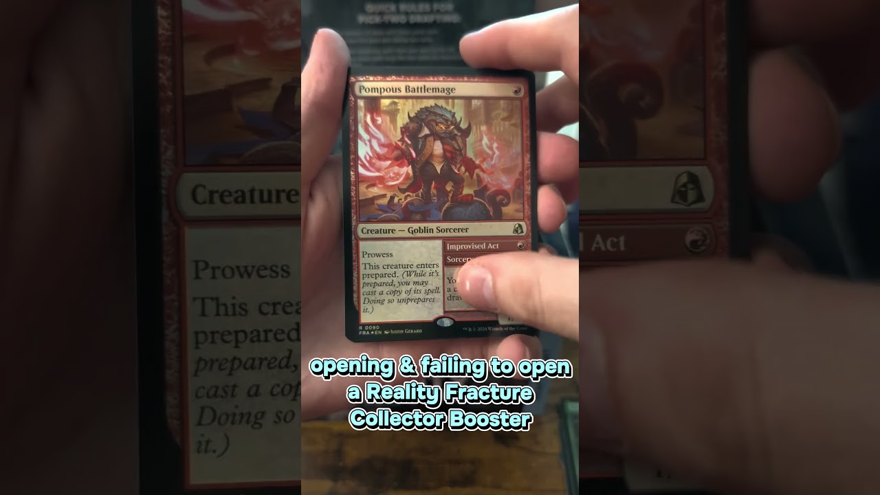 Reality Fracture Collector Booster Pack #mtg #magicthegatheringcommunity