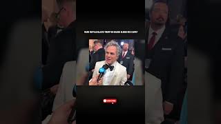 Mark Ruffalo BLASTS Trump on Golden Globes Red Carpet