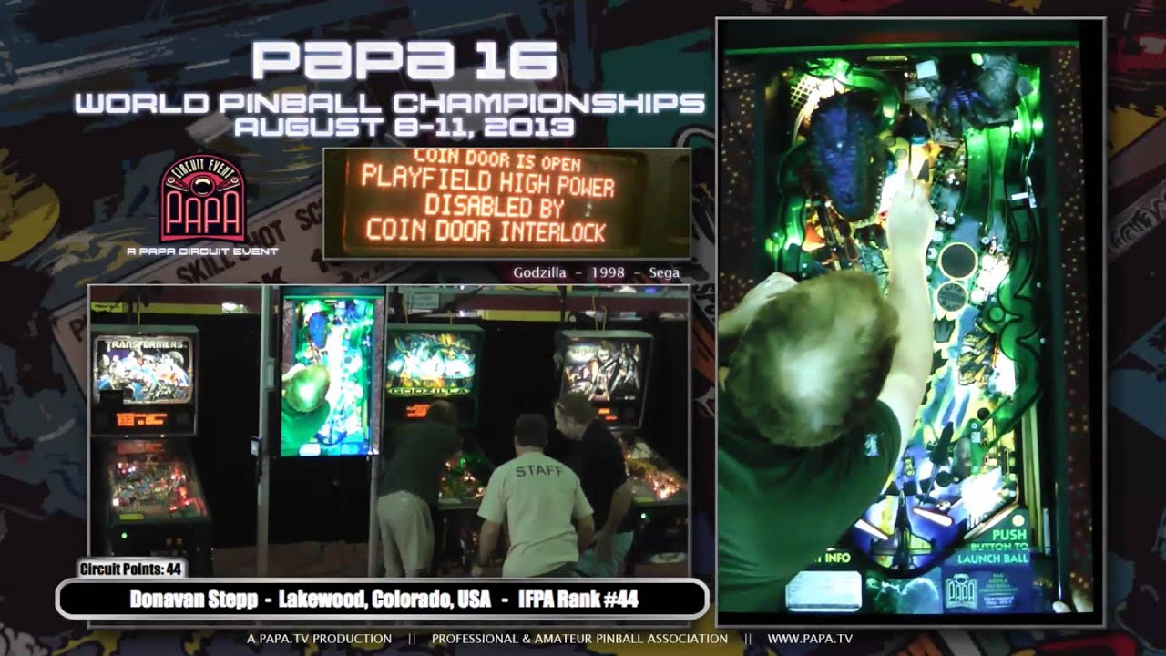 PAPA 16 World Pinball Championships Semifinals YouTube