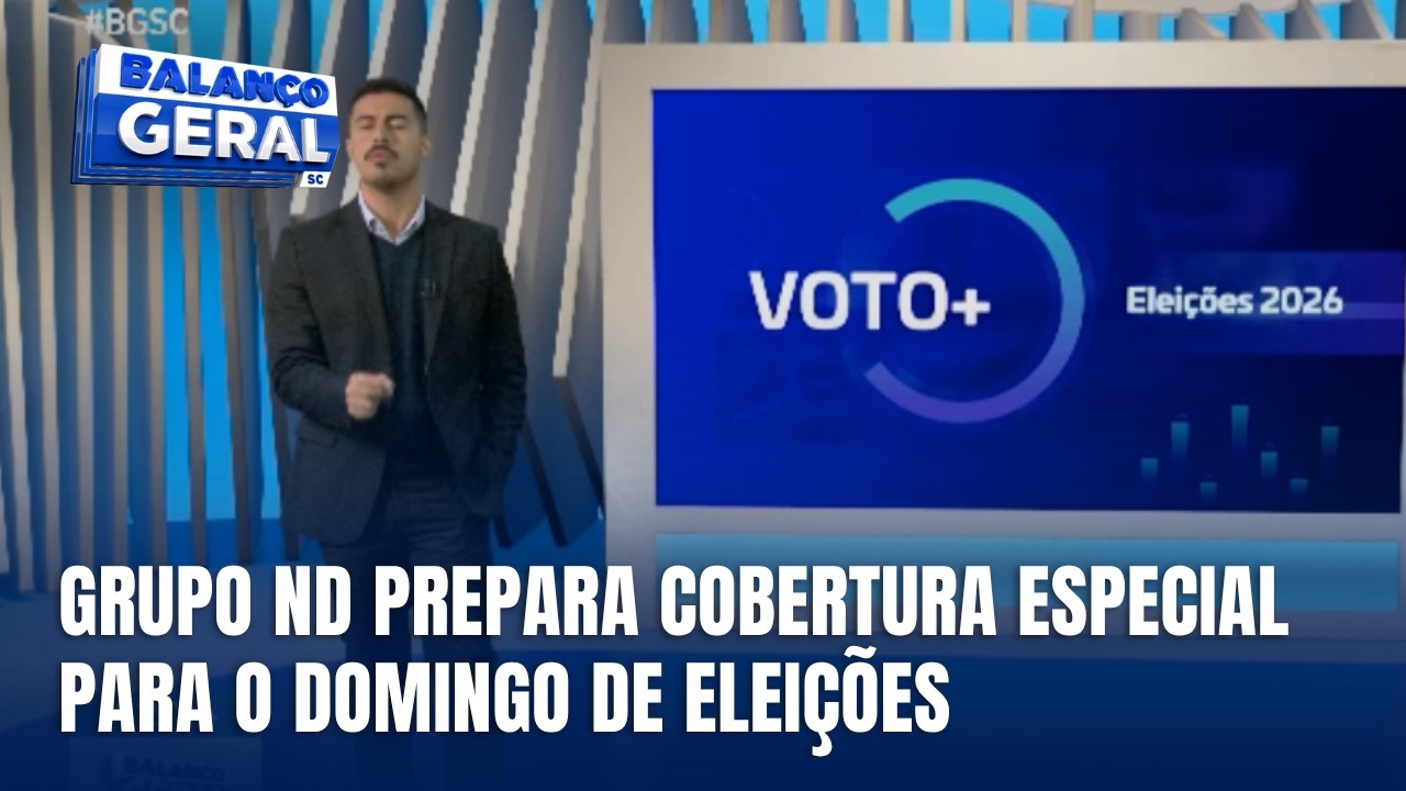Grupo ND prepara cobertura multiplataforma das eleições 2026 em SC