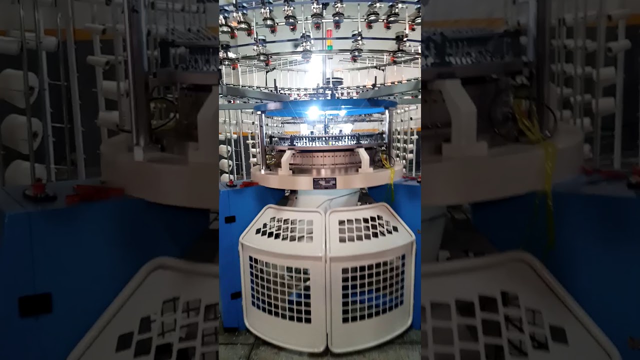 Point knittng machine fleece