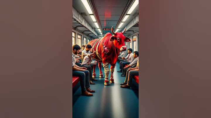 Indian Army Cow Saved Train And Passengers From Terrorist Attack 😭 #ai #cow #terrorist