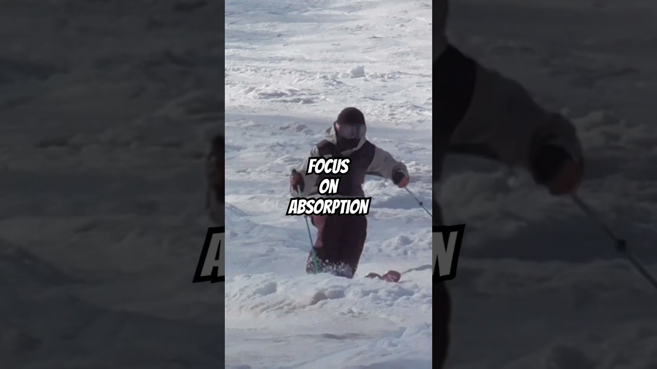 Focus on absorption #bumps #skiing