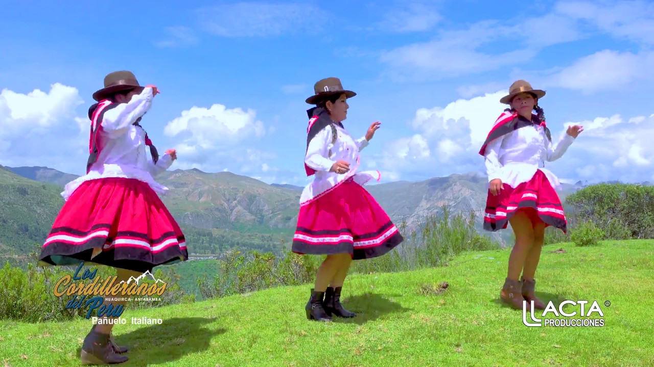 LOS CORDILLERANOS DEL PERÚ -  PAÑUELO ITALIANO - HUAYLIA