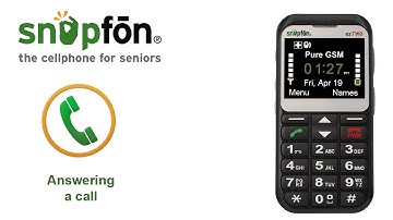 Snapfōn® ezTWO - Answering a Call