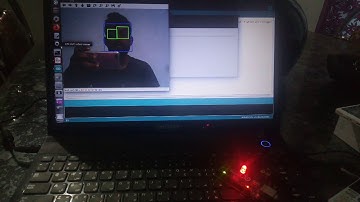 Face and eye detection and led blinking using Arduino and opencv