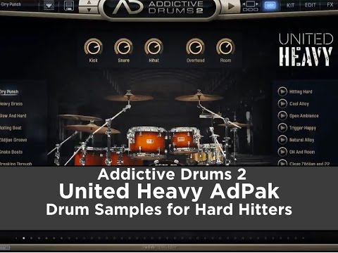 Addictive Drums 2: United Heavy Adpak - an alternative for SSD4