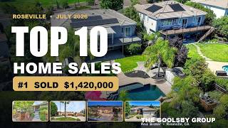 The TOP 10 Home Sales in Roseville — July 2026