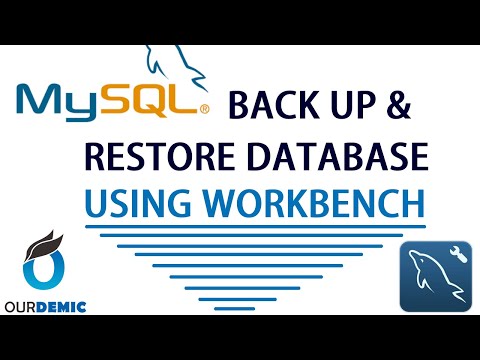 Back Up and Restore MySQL Databases Using MySQL Workbench