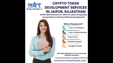 Crypto Token Development Services in Jaipur, Rajasthan #brtmultisoftware#cryptotoken #tranding #brt