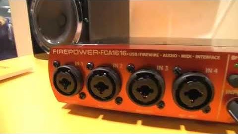 UoK - Sonic State - WNAMM12  (2 Models) Behringer Firepower USB &  Firewire Audio Interfaces