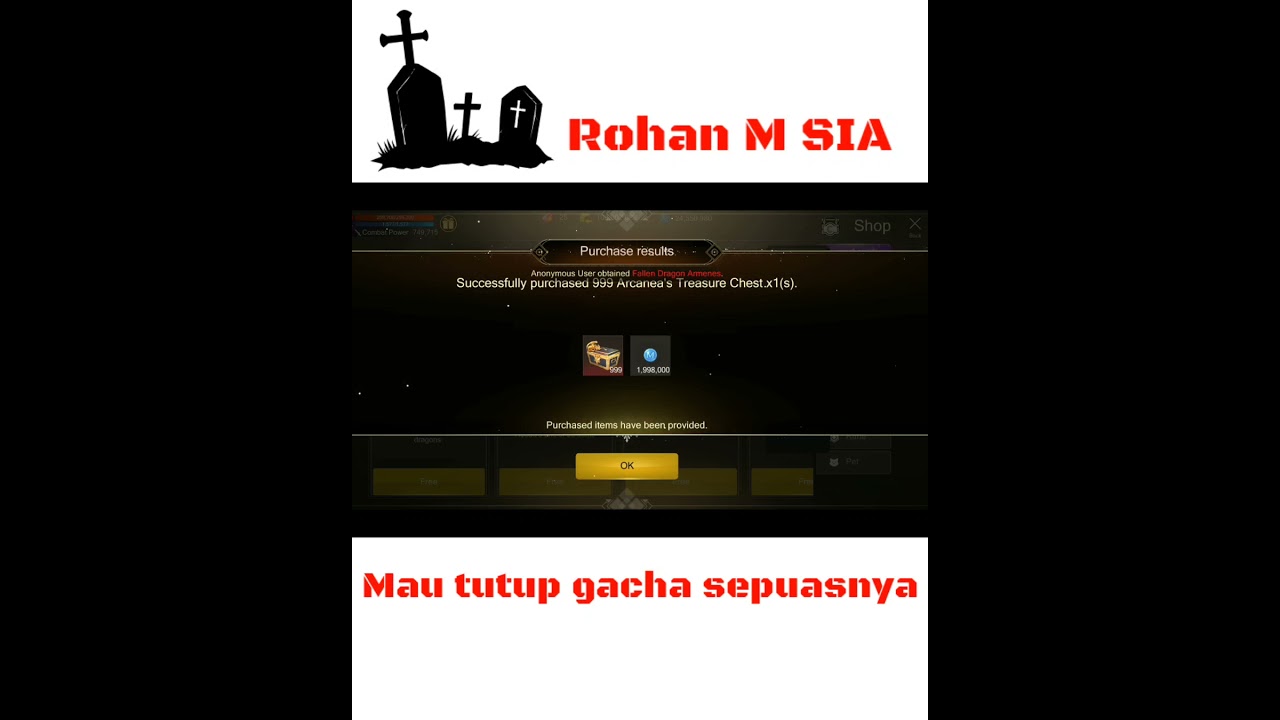 Rohan M !! gacha box 999