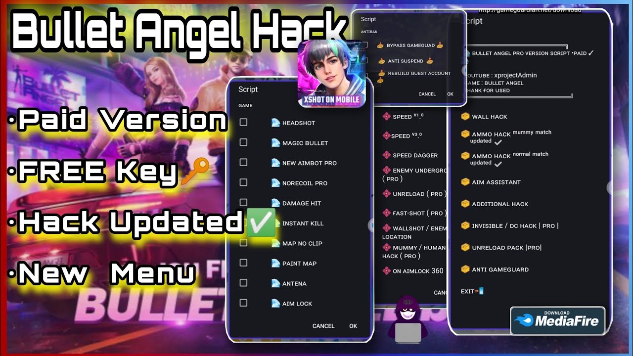 BULLET ANGEL PRO VERSION HACK Tutorial 💯/  FOR FREE NOW| NEW VALUE |Season 2 ( PAID KEY🔑 GIVE AWAY )