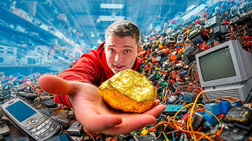 Extracting 99% pure gold from scrap electronics