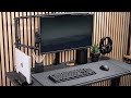 CLEAN &amp; MINIMAL Desk Setup ~ Blackout Edition