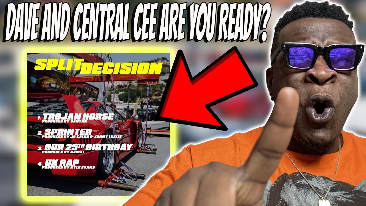 AMERICAN RAPPER REACTS TO Dave & Central Cee Trojan Horse (Split Decision Album) Reaction