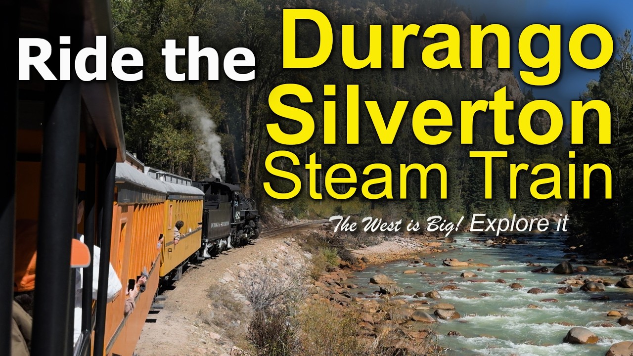 Needleton Flagstop Durango Silverton Narrow Gauge railroad with fall Color - YouTube