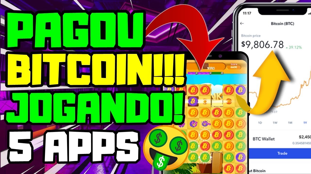 TOP 5 JOGOS PARA GANHAR BITCOIN | COMO GANHAR DINHEIRO ONLINE | COMO GANHAR  BITCOIN COM APPS