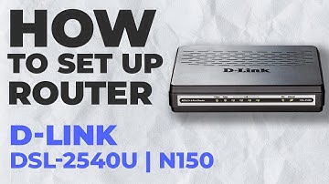 ✅ How to Setup D-Link DSL-2540U | How to Set Up D-Link N150 DSL-2540U WiFi Router