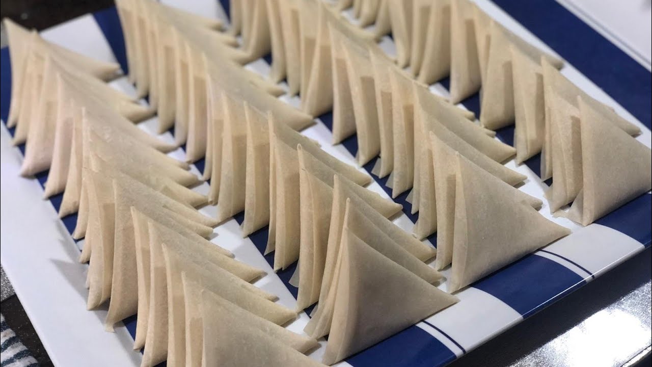 الجزء الثاني من تجهيزات رمضان سبرينج رول خضرة و سمبوسة جبن ذرة