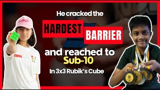 CRACK the SUB-20 BARRIER in 3x3 Rubik’s Cube - Kaarnik Jain | Kavya Mohindroo screenshot 2