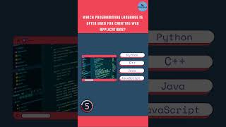 Which programming language is often used for creating web applications? #shorts #youtubeshorts