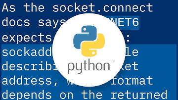 Establishing an IPv6 connection using sockets in python