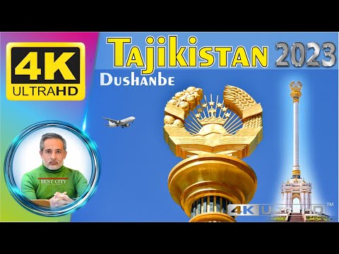 4k Tajikistan dushanbe, State Emblem of Tajikistan, Герб Таджикистана