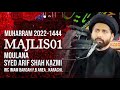 1st majlis  moulana arif hussain shah kazmi  irc imam bargah karachi  muharram 2022