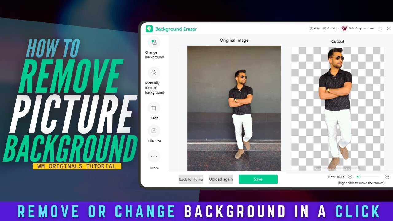 How to Remove Background from Picture | Change & Remove Photo Background in  One Click - YouTube