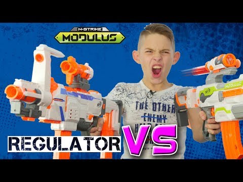 Krahasimin e drejtë një Nerf Modulus Kontrollues // Sarago Rregullatori vs Nerf Modulus ECS 10