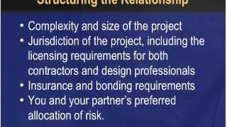 Preparing for Design-build: The Proposal and the Contract (excerpt)