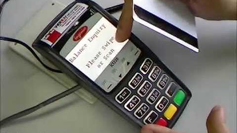 Terminal Loyalty App - Balance Enquiry