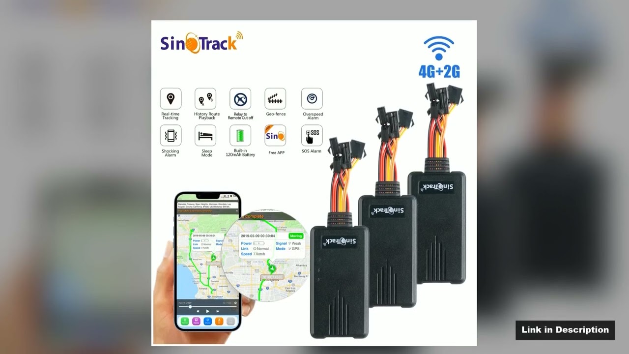 SinoTrack 3PCS ST906L 4G GPS tracker For Car Vehicle Truck tracking device with Cut Off Oil Free