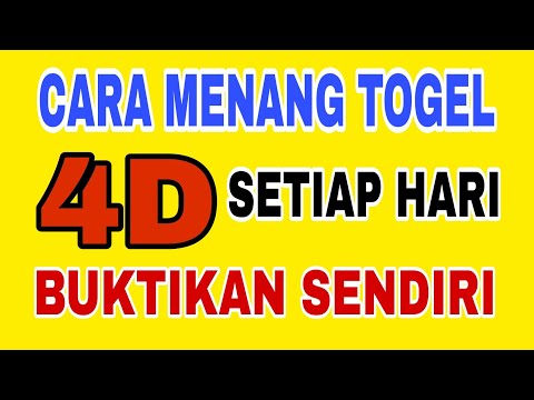 Cara menang togel 4d Magnum demacai Toto 100% tembus || RT Channel