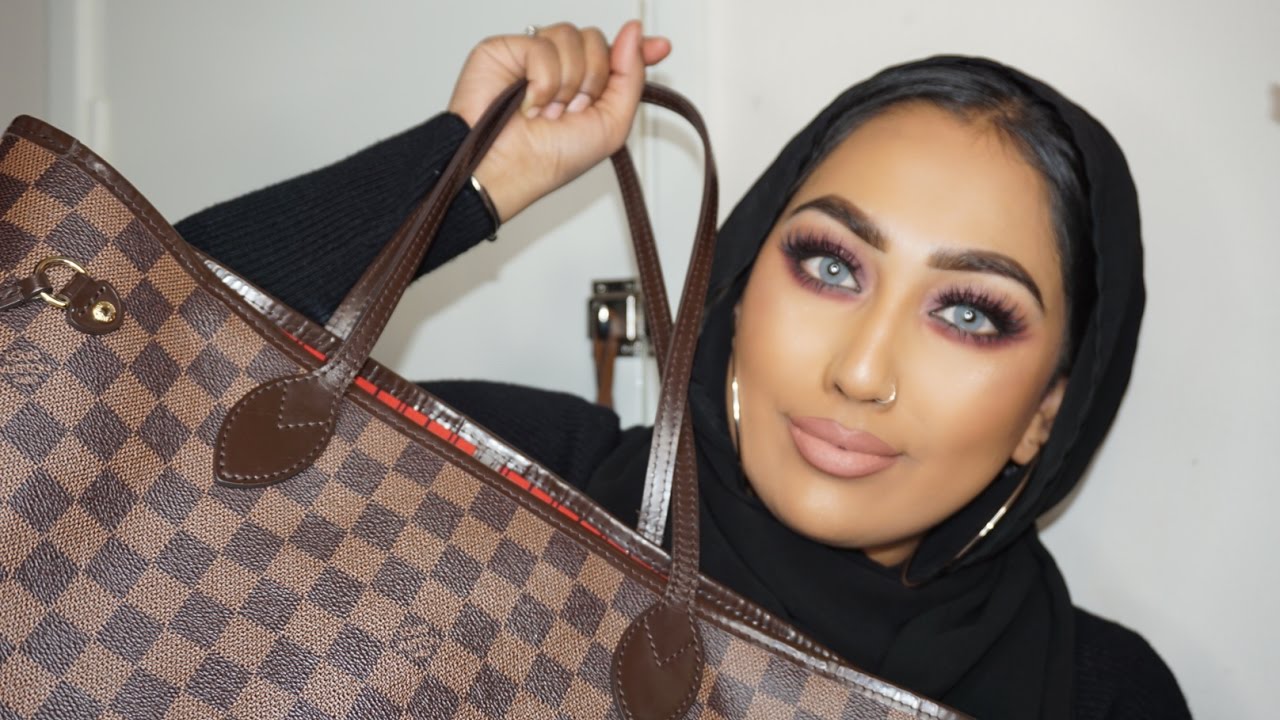 WHATS IN MY BAG 2017! LOUIS VUITTON NEVERFULL - YouTube