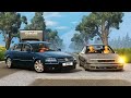 BeamNG Drive - Dangerous Overtaking Crashes #3