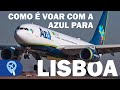 Como é voar com a Azul de Campinas para Lisboa na Classe Econômica | AD 8750 | Airbus A330-200
