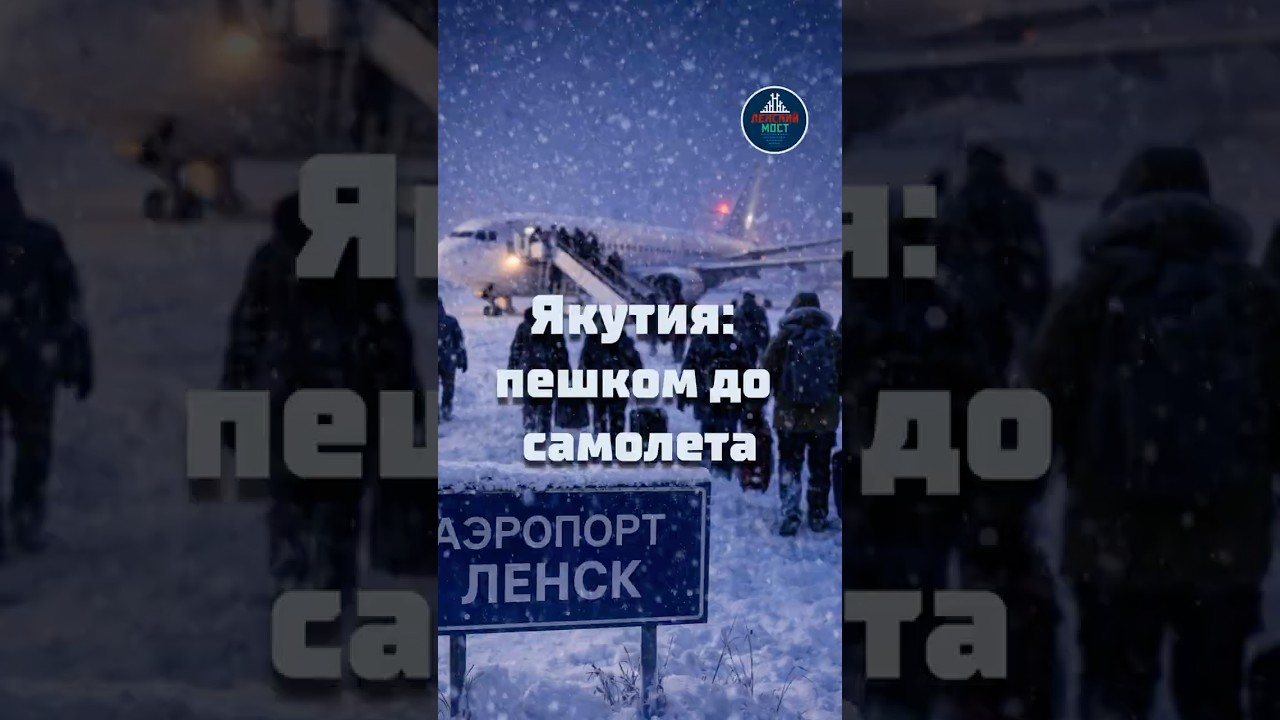 Суровый сервис по-якутски: в аэропорту Ленска пассажиров отправили к самолету пешком по морозу