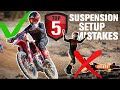 Top 5 Dirt Bike Suspension Setup Mistakes & How to Fix Them!