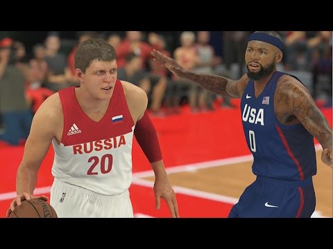 РОССИЯ - США! NBA 2K17