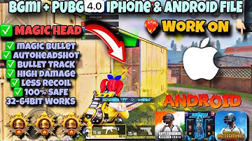 “BGMI iOS + Android Config | New Shortcut File 2025”| new update