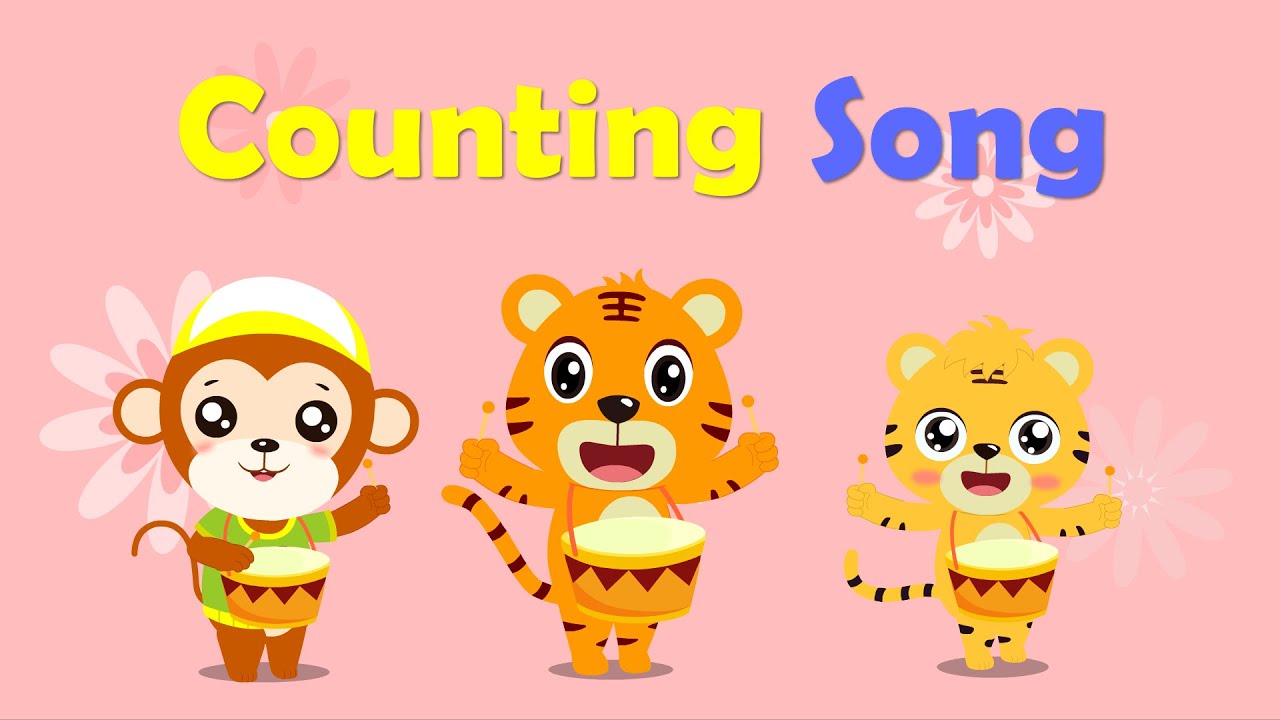 Counting Song | Nursery Rhymes | Kids Songs - Baby Tiger - YouTube