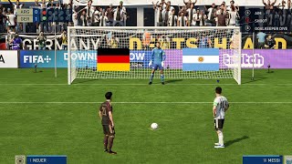 FIFA 23 | ARGENTINA vs GERMANY | PENALTY SHOOTOUT 2024