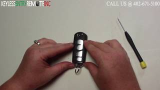 How To Replace A 2010  - 2015 Mazda CX 9 Key Fob Battery FCC ID WAZX1T763SKE11A04